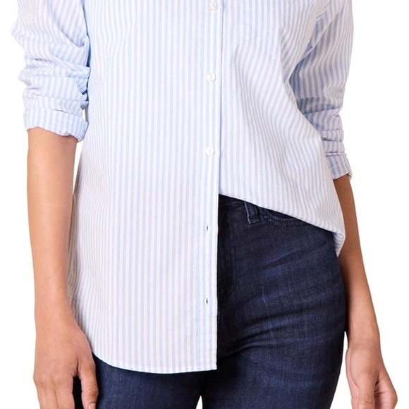 Amazon Essentials XS French blue stripe button down - Picture 9 of 9